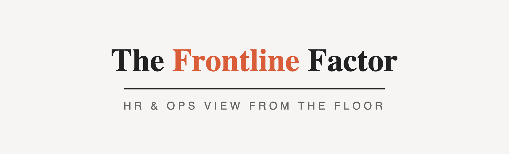 Frontline Factor